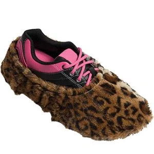 KR Strikeforce Bowling Fuzzy Shoe Cover Leopard