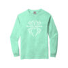 Hammer Black Widow Men's Comfort Colors Long Sleeve Tee - Image 3