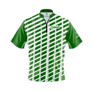CoolWick Elite Green Defender Sash Zip Jersey