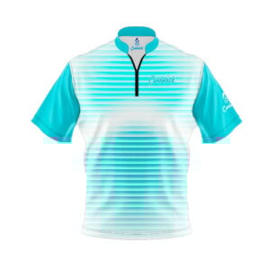 CoolWick Elite Teal Energy Sash Zip Jersey