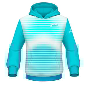 CoolWick Elite Teal Energy Hoodie