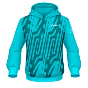 CoolWick Elite Teal Spartan Hoodie