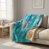 DV8 Double Trouble Sherpa Lined Throw Blanket