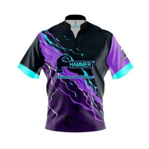 Violet Voltage Fast Track CoolWick Bowling Jersey - Hammer
