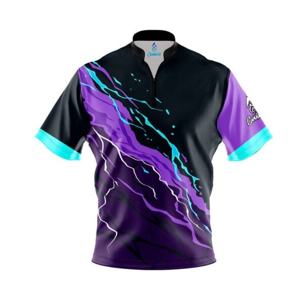 Violet Voltage Fast Track CoolWick Bowling Jersey