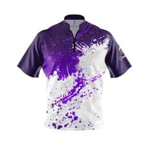 Purple Ocean Spray Fast Track CoolWick Bowling Jersey