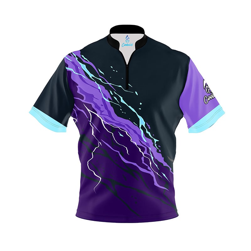 Violet Voltage Fast Track CoolWick Bowling Jersey