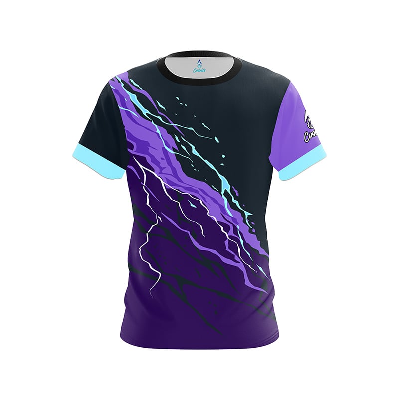 Violet Voltage Semi-Custom CoolWick Bowling Jersey