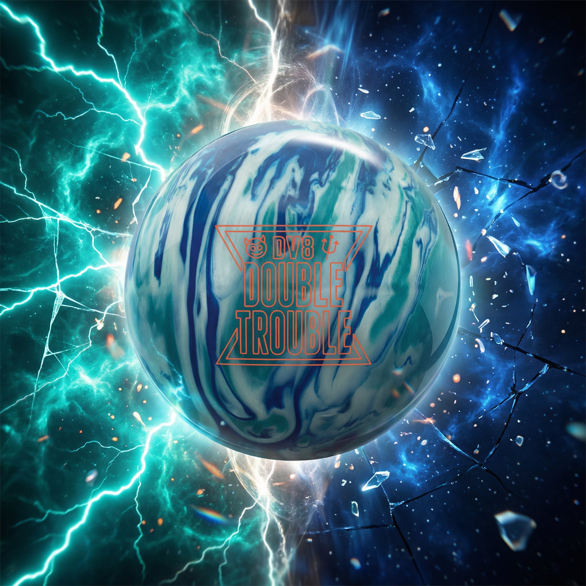 DV8 Double Trouble Bowling Ball