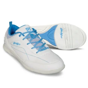 KR Strikeforce Women's Capri White Blue Bowling Shoes