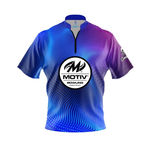 Motiv A.R.V.I.S. Quick Ship CoolWick Sash Zip Bowling Jersey