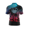 Motiv Tropical Lights Quick Ship CoolWick Sash Zip Bowling Jersey - Image 2