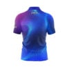 Plain A.R.V.I.S. Quick Ship CoolWick Sash Zip Bowling Jersey - Image 2