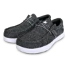 Brunswick Men's Hero Black Knit Bowling Shoes - Image 2