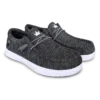 Brunswick Men's Hero Black Knit Bowling Shoes - Image 3