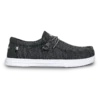Brunswick Men's Hero Black Knit Bowling Shoes