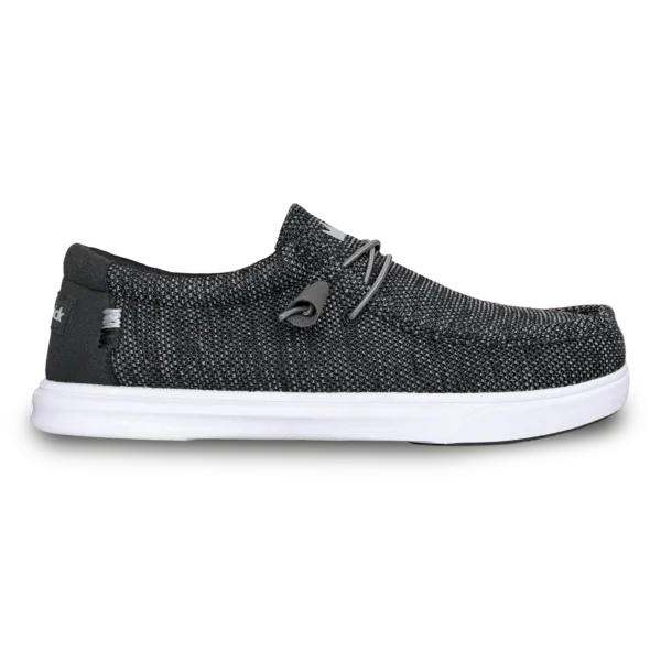 Brunswick Men's Hero Black Knit Bowling Shoes