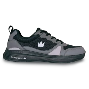 Brunswick Men's Outback Black Grey Bowling Shoes