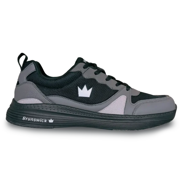 Brunswick Men's Outback Black Grey Bowling Shoes