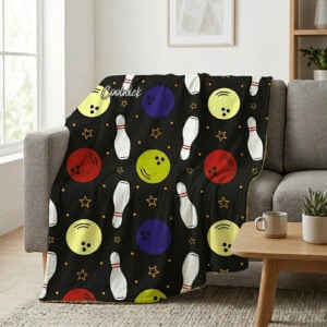 CoolWick Rally Sherpa Lined Throw Blanket