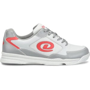 Dexter Mens Ricky V Grey Red Wide Bowling Shoes
