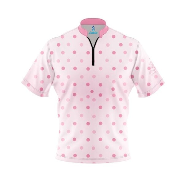 Rose Dot Fast Track CoolWick Bowling Jersey