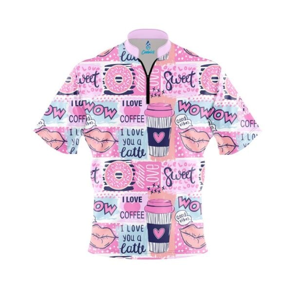 Coffee Love Fast Track CoolWick Bowling Jersey