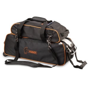 Hammer Premium Slim Triple Tote w/pouch Black/Orange