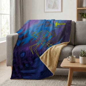 Hammer Black Widow Tour V1 Sherpa Lined Throw Blanket