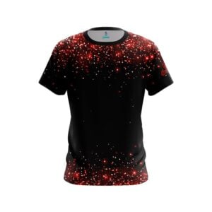 Red Glitter Semi-Custom CoolWick Bowling Jersey