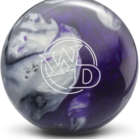 Columbia 300 White Dot Black Purple Silver Bowling Ball