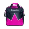 Brunswick Blast 1 Ball Single Tote Raspberry Bowling Bag