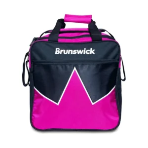 Brunswick Blast 1 Ball Single Tote Raspberry Bowling Bag