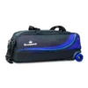 Brunswick Punisher Plus 3 Ball Triple Tote Black Blue Bowling Bag - Image 2