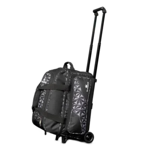Brunswick Zone Double 2 Ball Roller Black Prism Bowling Bag