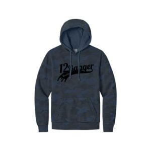12Bagger Camo Wash Men's Bowling Pullover Hoodie