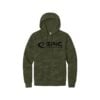 Epic Camo Wash Men's Bowling Pullover Hoodie - Image 2