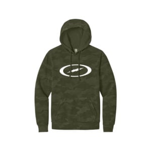 Storm Camo Wash Men's Bowling Pullover Hoodie