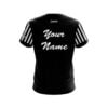 Brunswick Avalanche Black Grey Semi-Custom CoolWick Bowling Jersey - Image 3