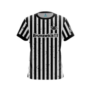 Brunswick Avalanche Black Grey Semi-Custom CoolWick Bowling Jersey