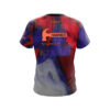 Hammer Raw Hammer Red White Purple Semi-Custom CoolWick Bowling Jersey - Image 2
