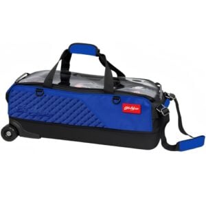 KR 3 Ball Diamond Baltic Blue Slim Triple Roller Bowling Bag