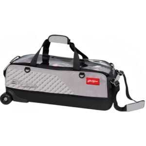 KR 3 Ball Diamond Grey Slim Triple Roller Bowling Bag