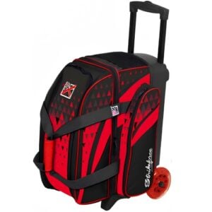 KR Cruiser Arrow 2 Ball Double Roller Red Bowling Bag