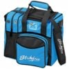 KR Flexx 1 Ball Single Tote Caribbean Blue Black Bowling Bag