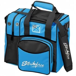 KR Flexx 1 Ball Single Tote Caribbean Blue Black Bowling Bag