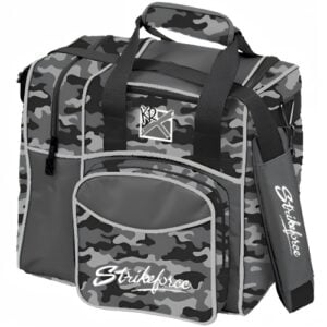 KR Flexx 1 Ball Single Tote Grey Camo Smoke Bowling Bag