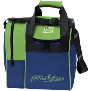 KR Rook 1 Ball Single Tote Navy Green Bowling Bag
