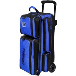 KR Strikeforce Konvoy 3 Ball Triple Roller Blue Black Bowling Bag