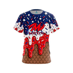 Star Spangled Cone Semi-Custom CoolWick Bowling Jersey - Motiv